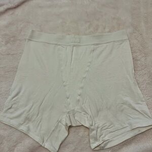 SKIMS women’s Cream Boxer Briefs